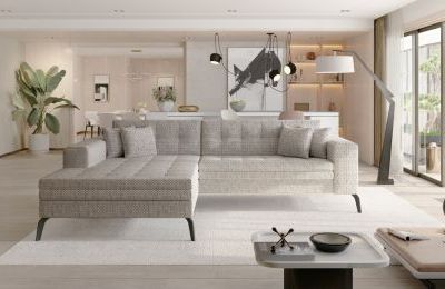 Kutna garnitura Solange s ležajem - 295x195x93 cm