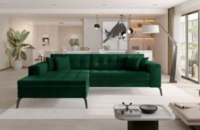 Kutna garnitura Solange s ležajem - 295x195x93 cm