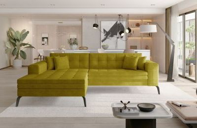 Kutna garnitura Solange s ležajem - 295x195x93 cm