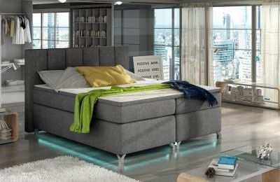 Boxspring krevet Basilio - sa spremnikom - više boja i dimenzija