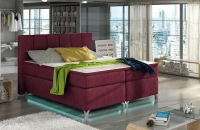 Boxspring krevet Basilio - sa spremnikom - više boja i dimenzija