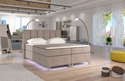 Boxspring krevet Basilio - sa spremnikom - više boja i dimenzija