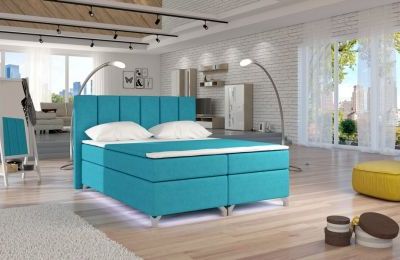 Boxspring krevet Basilio - sa spremnikom - više boja i dimenzija