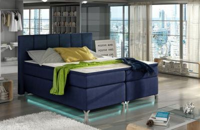 Boxspring krevet Basilio - sa spremnikom - više boja i dimenzija