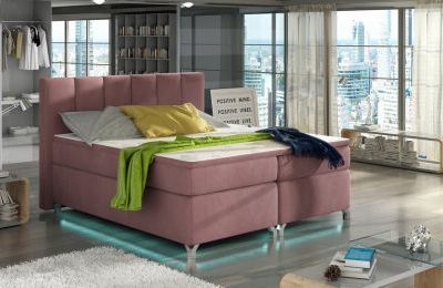 Boxspring krevet Basilio - sa spremnikom - više boja i dimenzija