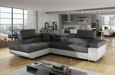 Kutna garnitura Anton s ležajem i spremnikom - 202x275x90 cm