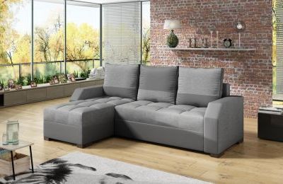 Kutna garnitura Aris s ležajem i spremnikom - 150x250x72 cm