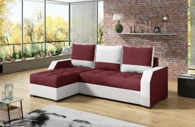 Kutna garnitura Aris s ležajem i spremnikom - 150x250x72 cm