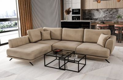 Kutna garnitura Larde na razvlačenje - 286x191x40 cm