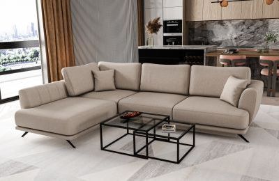 Kutna garnitura Larde na razvlačenje - 286x191x40 cm