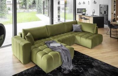 Kutna garnitura Bonito na razvlačenje - 170x350x170 cm