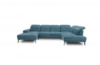 Kutna garnitura Bretan s pomičnim sjedalima - 180x350x200 cm