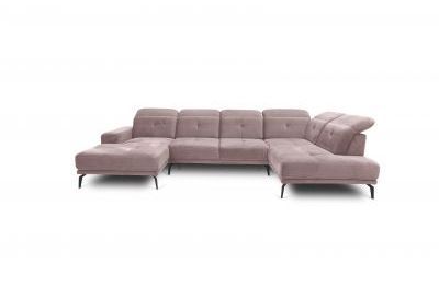 Kutna garnitura Bretan s pomičnim sjedalima - 180x350x200 cm