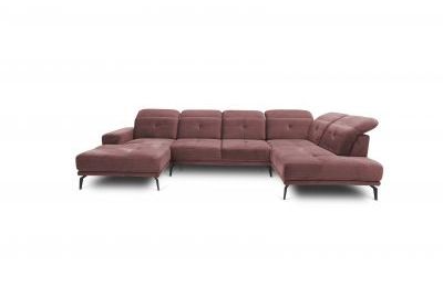 Kutna garnitura Bretan s pomičnim sjedalima - 180x350x200 cm