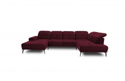 Kutna garnitura Bretan s pomičnim sjedalima - 180x350x200 cm