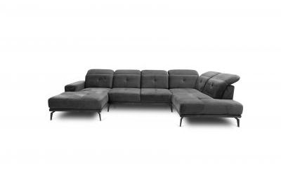 Kutna garnitura Bretan s pomičnim sjedalima - 180x350x200 cm