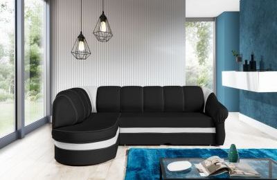 Kutna garnitura Benano s ležajem i spremnikom- 180x250x85 cm