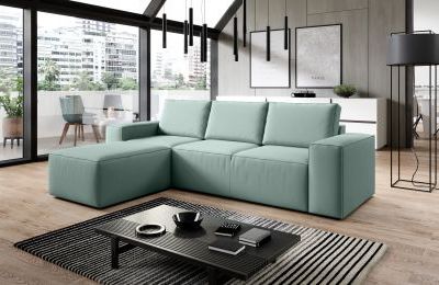 Kutna garnitura Sille s ležajem - 302x204x51 cm