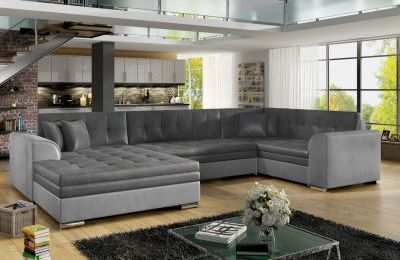 Kutna garnitura Damario s ležajem - 160x340x73 cm