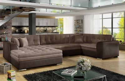 Kutna garnitura Damario s ležajem - 160x340x73 cm
