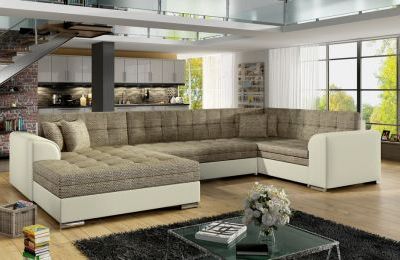 Kutna garnitura Damario s ležajem - 160x340x73 cm