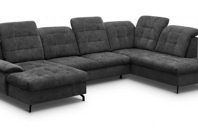 Kutna garnitura BERRY na razvlačenje sa spremnikom - 167x334x213 cm