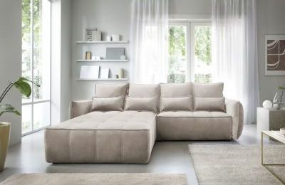 Kutna garnitura Campo na razvlačenje sa spremnikom 265x196 cm