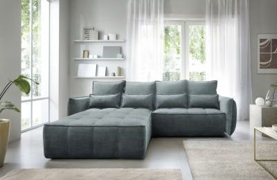 Kutna garnitura Campo na razvlačenje sa spremnikom 265x196 cm