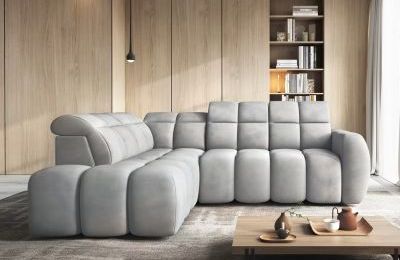 Kutna garnitura Falconn sa električnom funkcijom izvlačenja 208x258 cm