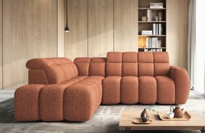 Kutna garnitura Falconn sa električnom funkcijom izvlačenja 208x258 cm