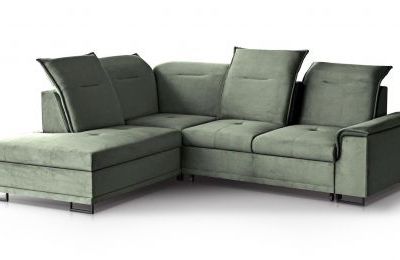 Kutna garnitura Bruno L na razvlačenje sa spremnikom - 272x232x44 cm