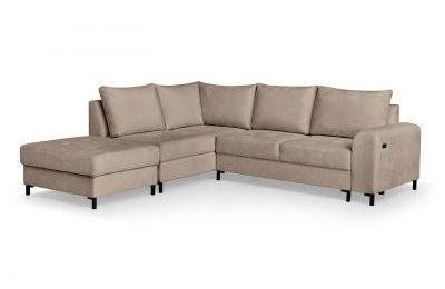 Kutna garnitura BRANDO sa tabureom na razvlačenje - 260x170x44 cm