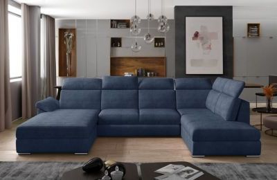 Kutna garnitura Evanell s ležajem i spremnikom - 210x330x102 cm