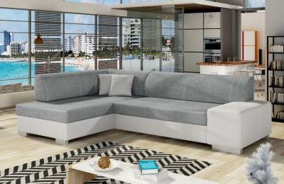 Kutna garnitura Fabio s ležajem i spremnikom - 167x268x73 cm