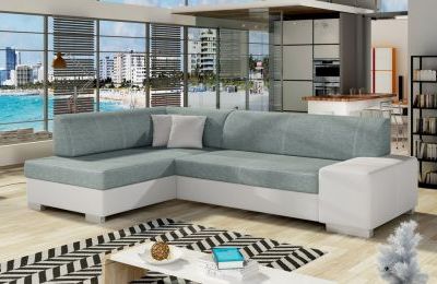 Kutna garnitura Fabio s ležajem i spremnikom - 167x268x73 cm