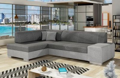 Kutna garnitura Fabio s ležajem i spremnikom - 167x268x73 cm