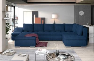 Kutna garnitura Giovanni s ležajem i spremnikom - 200x340x88 cm