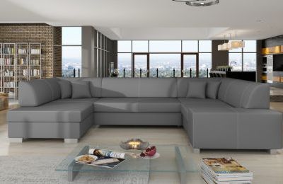 Kutna garnitura Havana s ležajem i spremnikom - 207x320x73 cm