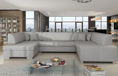 Kutna garnitura Havana s ležajem i spremnikom - 207x320x73 cm