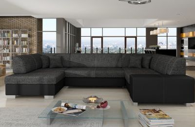 Kutna garnitura Havana s ležajem i spremnikom - 207x320x73 cm