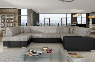 Kutna garnitura Havana s ležajem i spremnikom - 207x320x73 cm