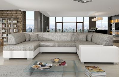 Kutna garnitura Havana s ležajem i spremnikom - 207x320x73 cm