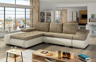 Kutna garnitura Ontario s ležajem i spremnikom - 200x296x88 cm