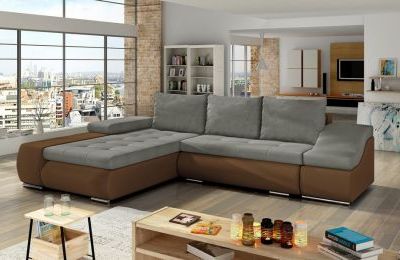 Kutna garnitura Ontario s ležajem i spremnikom - 200x296x88 cm