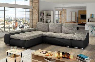 Kutna garnitura Ontario s ležajem i spremnikom - 200x296x88 cm