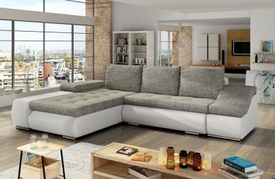 Kutna garnitura Ontario s ležajem i spremnikom - 200x296x88 cm