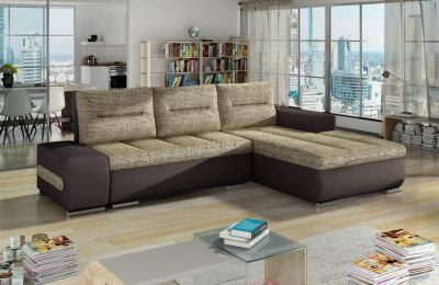 Kutna garnitura Ottavio s ležajem i spremnikom - 180x275x85 cm