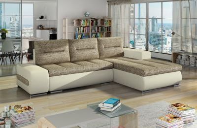 Kutna garnitura Ottavio s ležajem i spremnikom - 180x275x85 cm