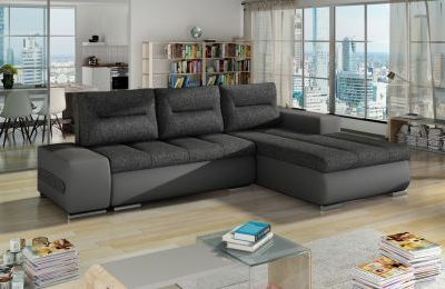 Kutna garnitura Ottavio s ležajem i spremnikom - 180x275x85 cm