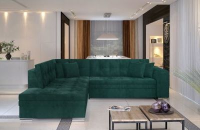 Kutna garnitura Pieretta s ležajem - 205x260x80 cm